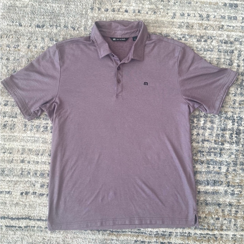 Travis Mathew Purple XL Men's Polo Shirt Golf